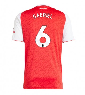 Arsenal Gabriel Magalhaes #6 Hjemmebanetrøje 2025-26 Kortærmet